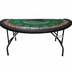 84" BlackJack 10-player and dealer Texas Casino poker table BlackJack folding poker table