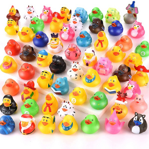 Bulk Assorted Random designs 2 inch Rubber Ducky Bath Toy Kids shower rubber ducks jeep