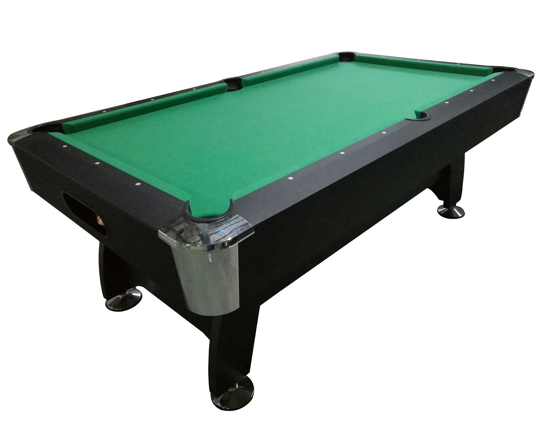 High quality 6ft 7ft 8ft full sized ball return billiard table MDF playfield 8 ball pool table price