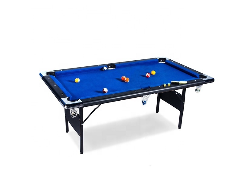 Best seller family game folding pool table portable 6ft foldable billiard Pool Table with cues balls