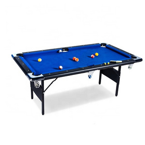 Best seller family game folding pool table portable 6ft foldable billiard Pool Table with cues balls