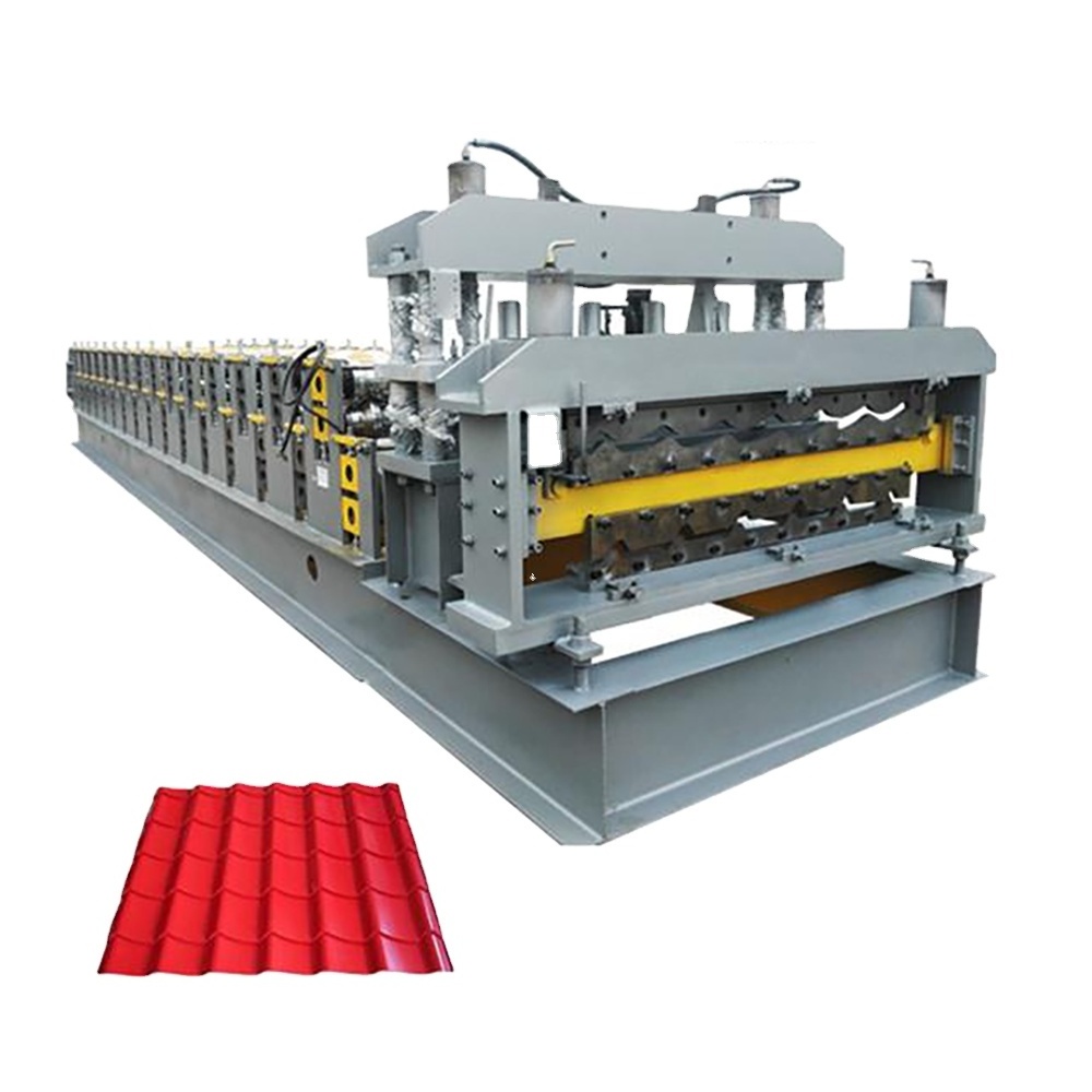 High Quality Steel Profile Glazed Tile Roofing Making Machine Metal Roof Panel Roll Forming Machine