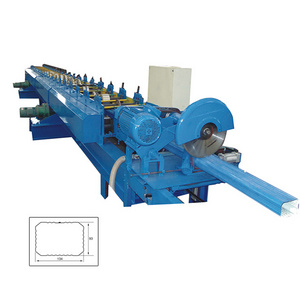 Aluminium Downspout / Steel Roofing Metal Water Rain Gutter Roll Forming Making Machine