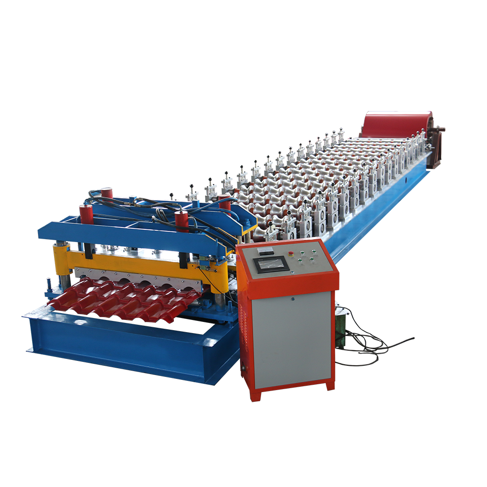 Factory Supply Metal Roof Panel Glazed Tile Roll Forming Machine Roofing Tile Making Machine Building Material Machinery