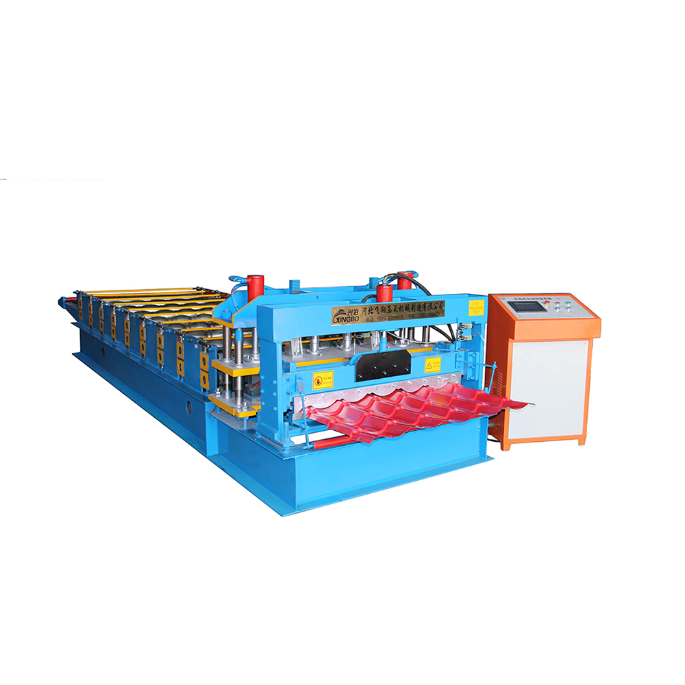 Factory Supply Metal Roof Panel Glazed Tile Roll Forming Machine Roofing Tile Making Machine Building Material Machinery