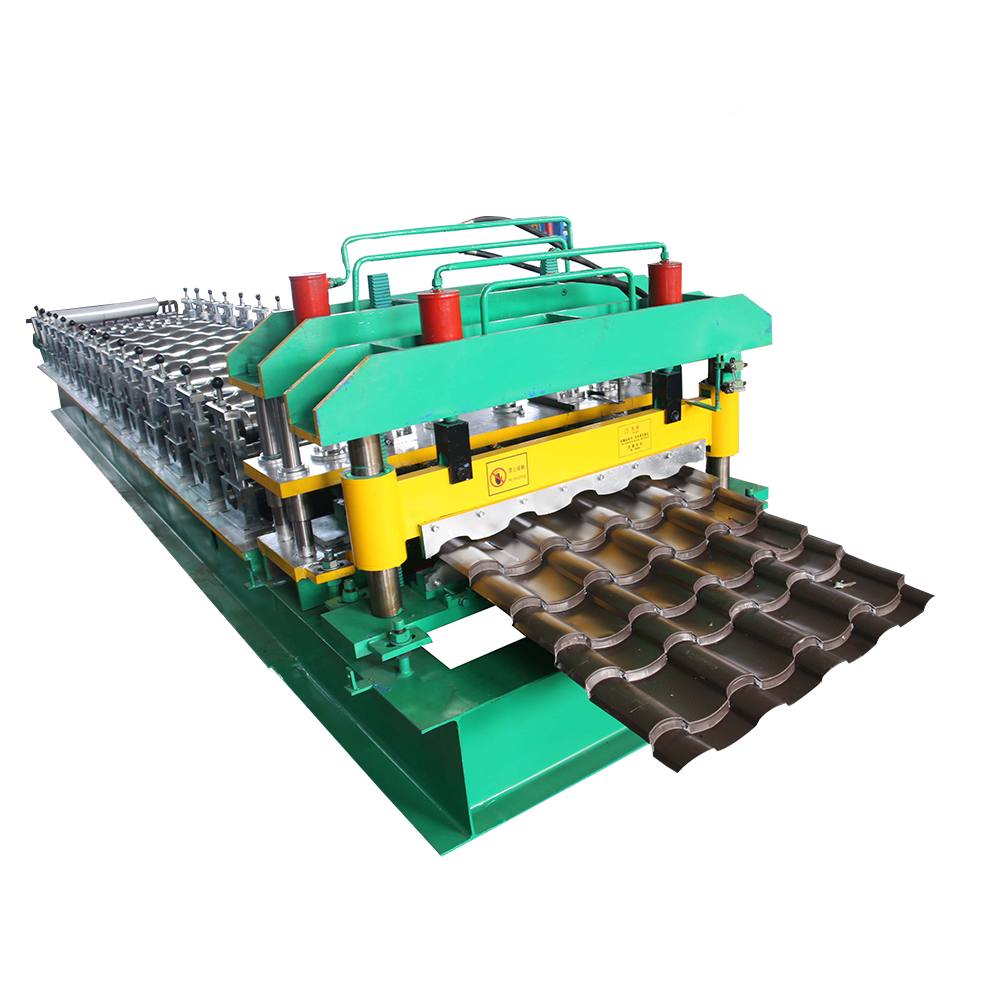 High Quality New Design Automatic Steel Profile Galvanized Metal Roofing Glazed Tile Roll Forming Machine