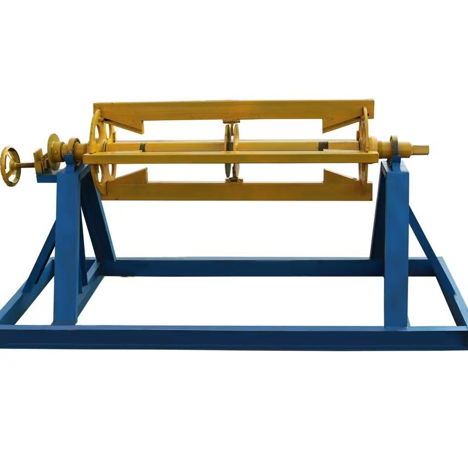 Steel Manual Coil Hydraulic Uncoiler Straightening Feeder Decoiling Machine