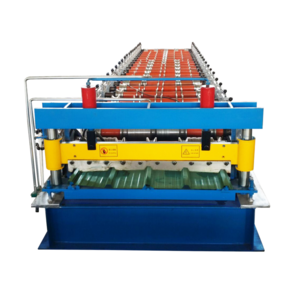 840 automatic 5 rib glazed metal tile making pressing panel ibr roll former forming machine for ppgi roof