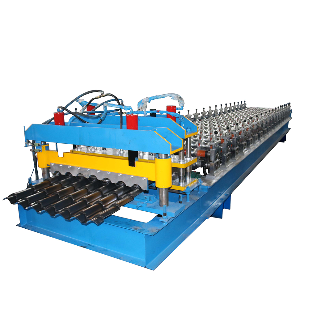 Hot Selling Metal Panel Tile Making Profile Building Trapezoid Material Glazed Roll Roof Form Machine