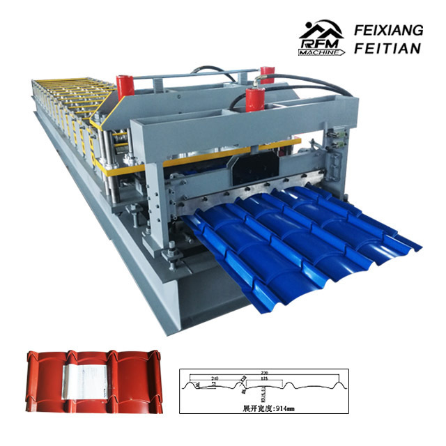 High Quality Steel Profile Glazed Tile Roofing Making Machine Metal Roof Panel Roll Forming Machine