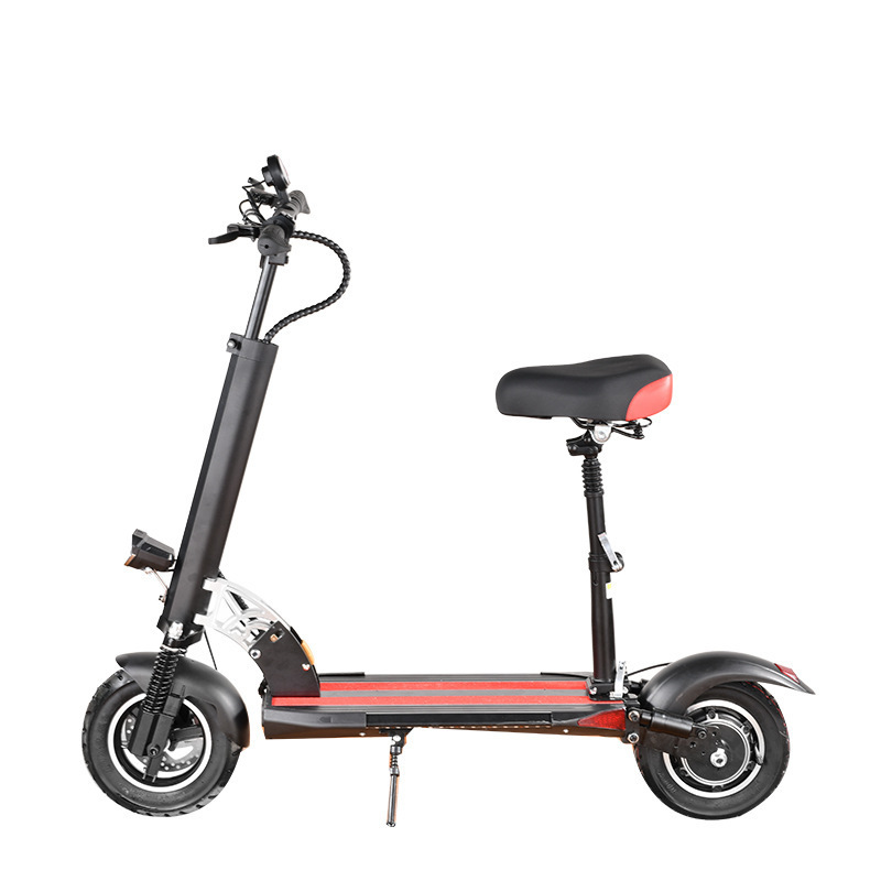 FW-025 hot sale 10 inches tire electric bike scooters double Disc brake electric adult scooter with Seat