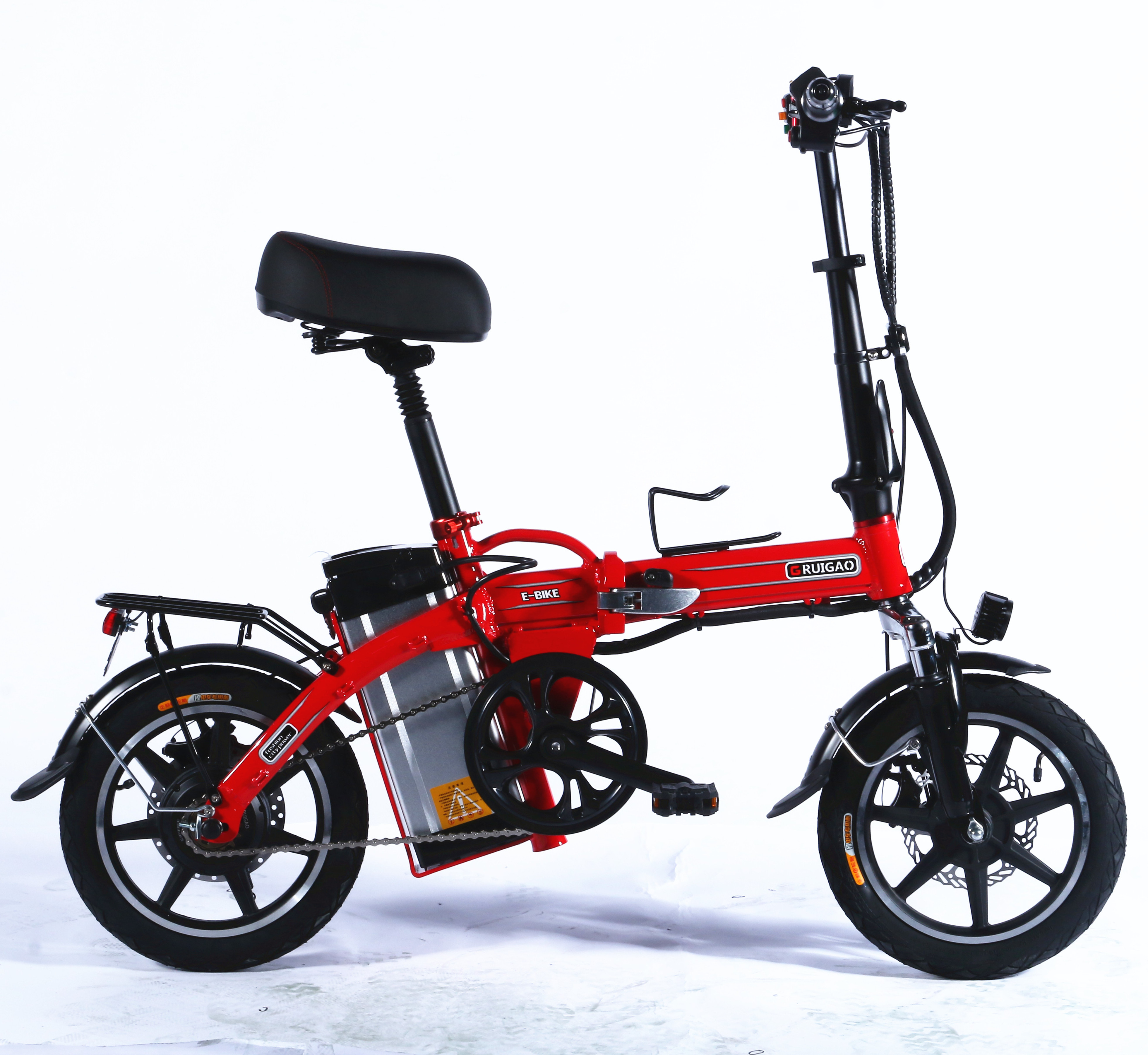 14 Inch 350W 36V 10AH 15AH 20AH Folding E Bike Fat Tire Electric Bike