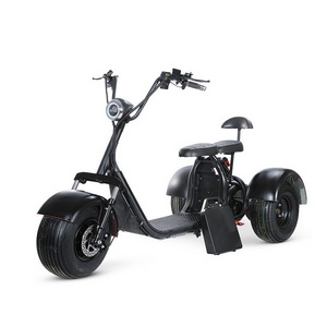 EEC Approved 3000w 30ah Electric Motorcycle Fat Tire Electric Tricycle 3 Wheel Motorized Tricycle Adults for Sell X7 60V Cargo