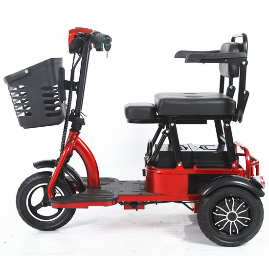 Hot Cargo Adjustable 2021 Cheap Power scooter fat tire electric tricycle with side car 1000w