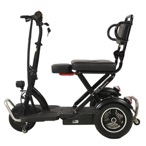 adult folding 3 4 three wheels disabled handicapped solar electric tricycles electric scooter