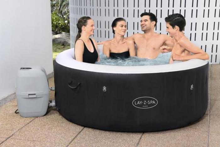 Bestway 60001 Miami Air Jet Swim Round home spa inflable  Outdoor Tubs Spa adult inflatable spa bath