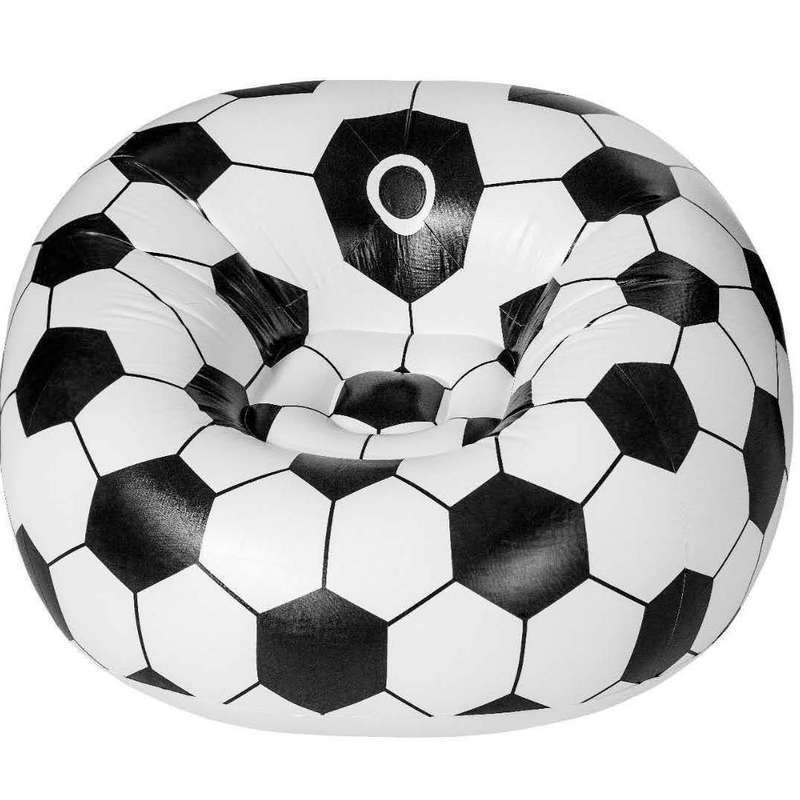 inflatable soccer ball sofa chair lazy air pull out chair dorm corner sofa portable sleeping sofa