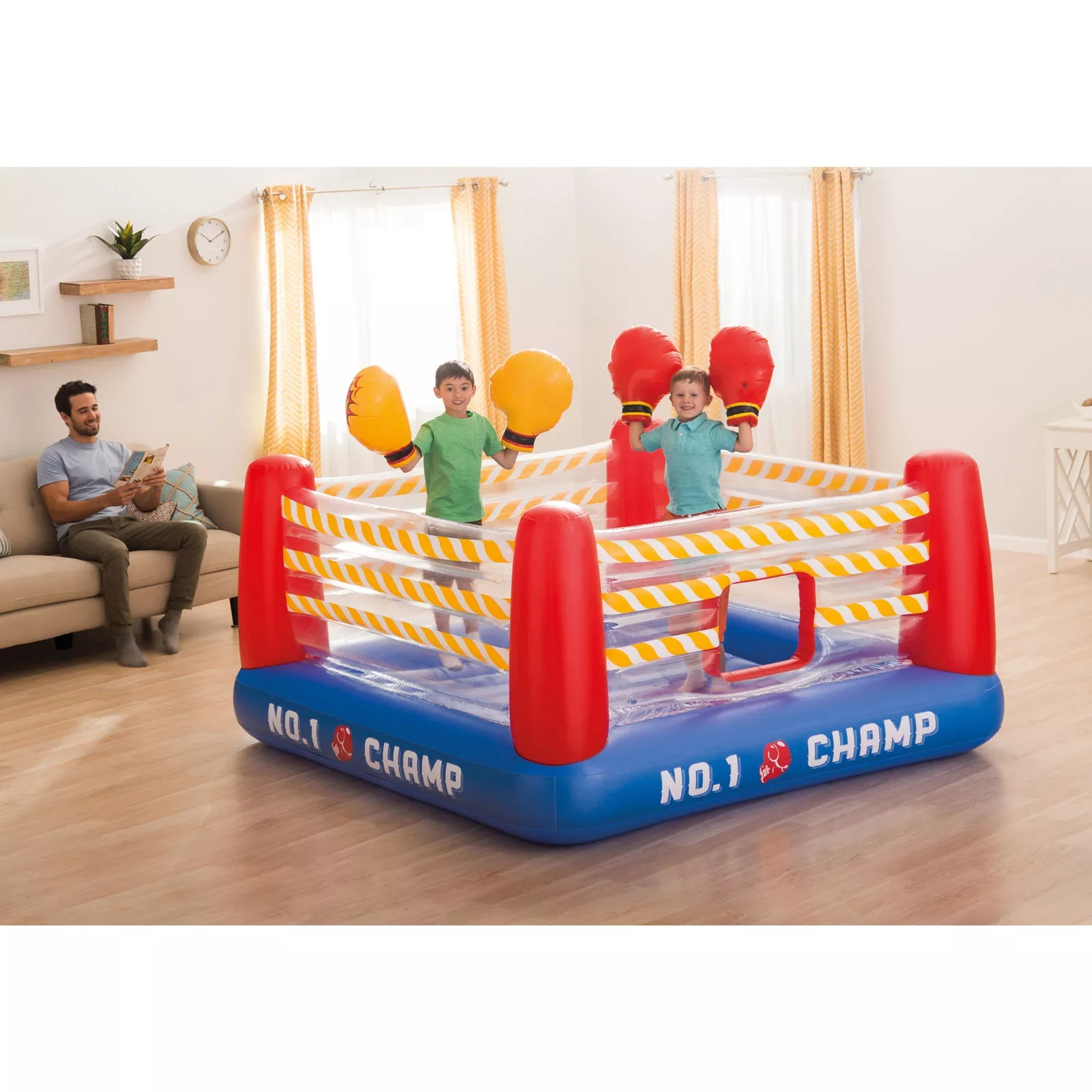 Intex 48250 Inflatable PVC Game Jump-O-Lene Boxing Ring Bouncer