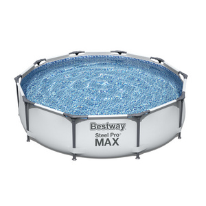 hot Sale metal frame round bracket pool folding outdoor swimming pool