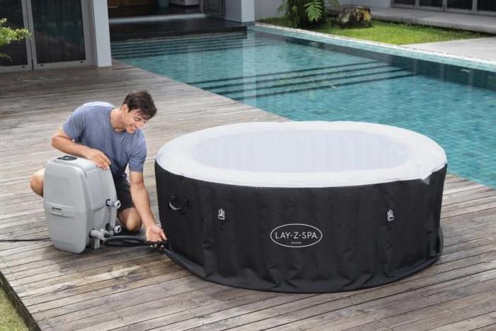 Bestway 60001 Miami Air Jet Swim Round home spa inflable  Outdoor Tubs Spa adult inflatable spa bath