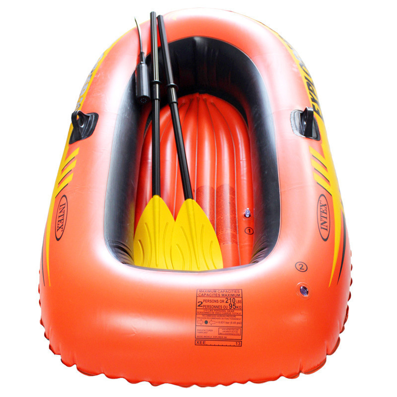 instock Wholesale INTEX 58331 EXPLORE 200 BOAT SET 2 person  pvc kayak rowing boat inflatable fishing boat