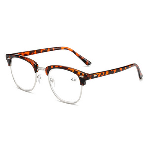 cheap rate fashion regular  half frame half rim reading glasses