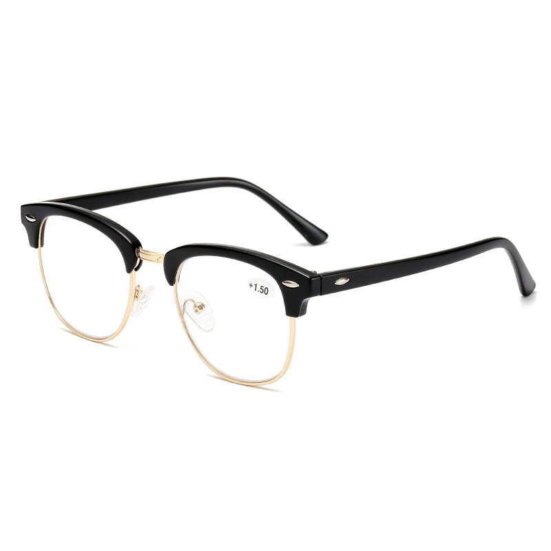 cheap rate fashion regular  half frame half rim reading glasses