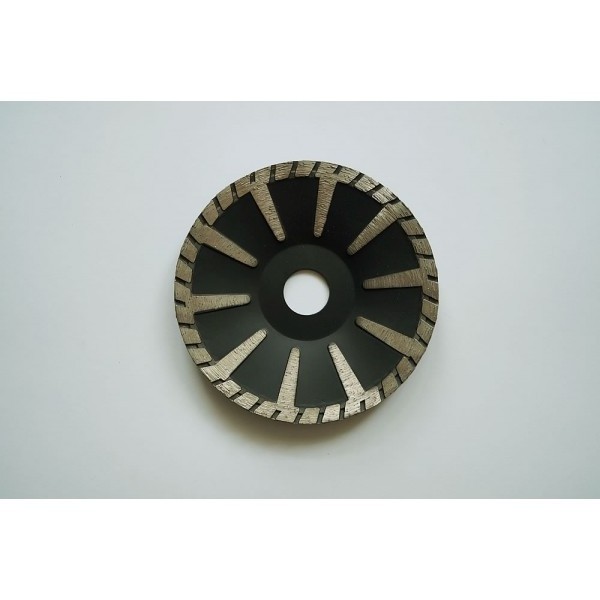 Continuous Turbo Protective Teeth Concave blade for granite counter tops curve saw cutting disc diamond tools stone