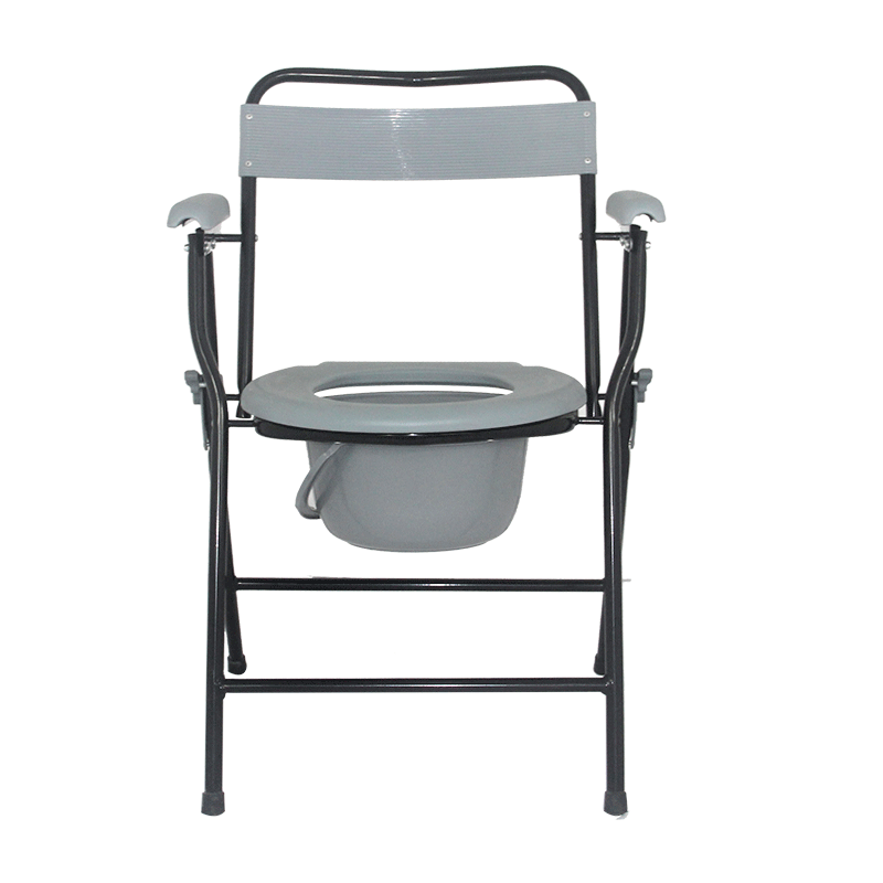 Health Care Foldable Bath shower chair  Commode Toilet with backrest