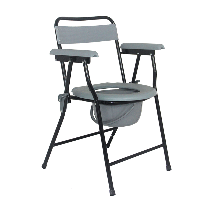 Health Care Foldable Bath shower chair  Commode Toilet with backrest