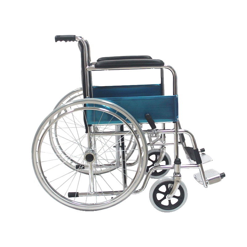 Lightweight active medical supplies disable wheel chair foldable steel wheelchair for elderly