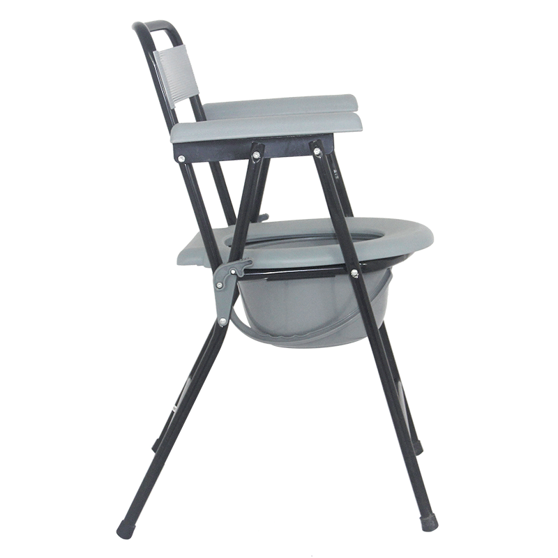 Health Care Foldable Bath shower chair  Commode Toilet with backrest