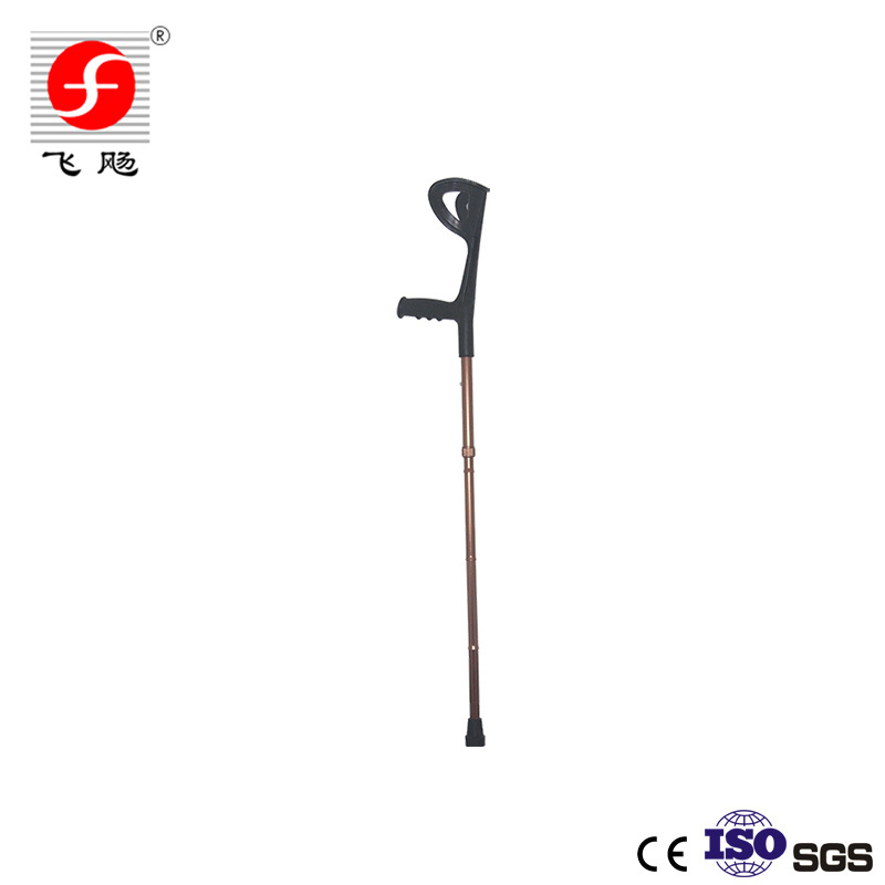 Aluminum Medical Supplies Folding Crutches Walking Cane Elbow underam  Crutch