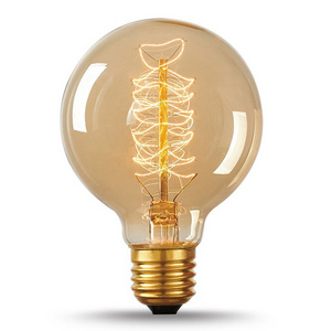 G80 Retro Edison Light Bulb E27 E26  40W 60W Decorative Filament Incandescent Bulbs Vintage Edison Lamp