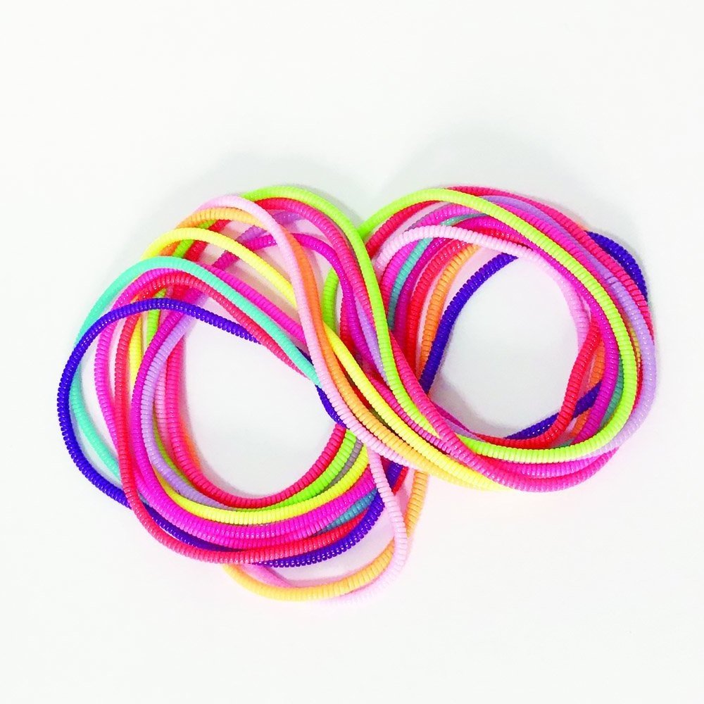 Wholesale Multi DIY 1.5M Spiral Phone USB Data Charging Cable Wire Cord Wrap Protector Winder