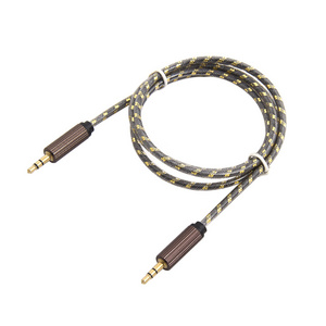 3.5mm male jack cable and stereo audio aux cable for phone computer