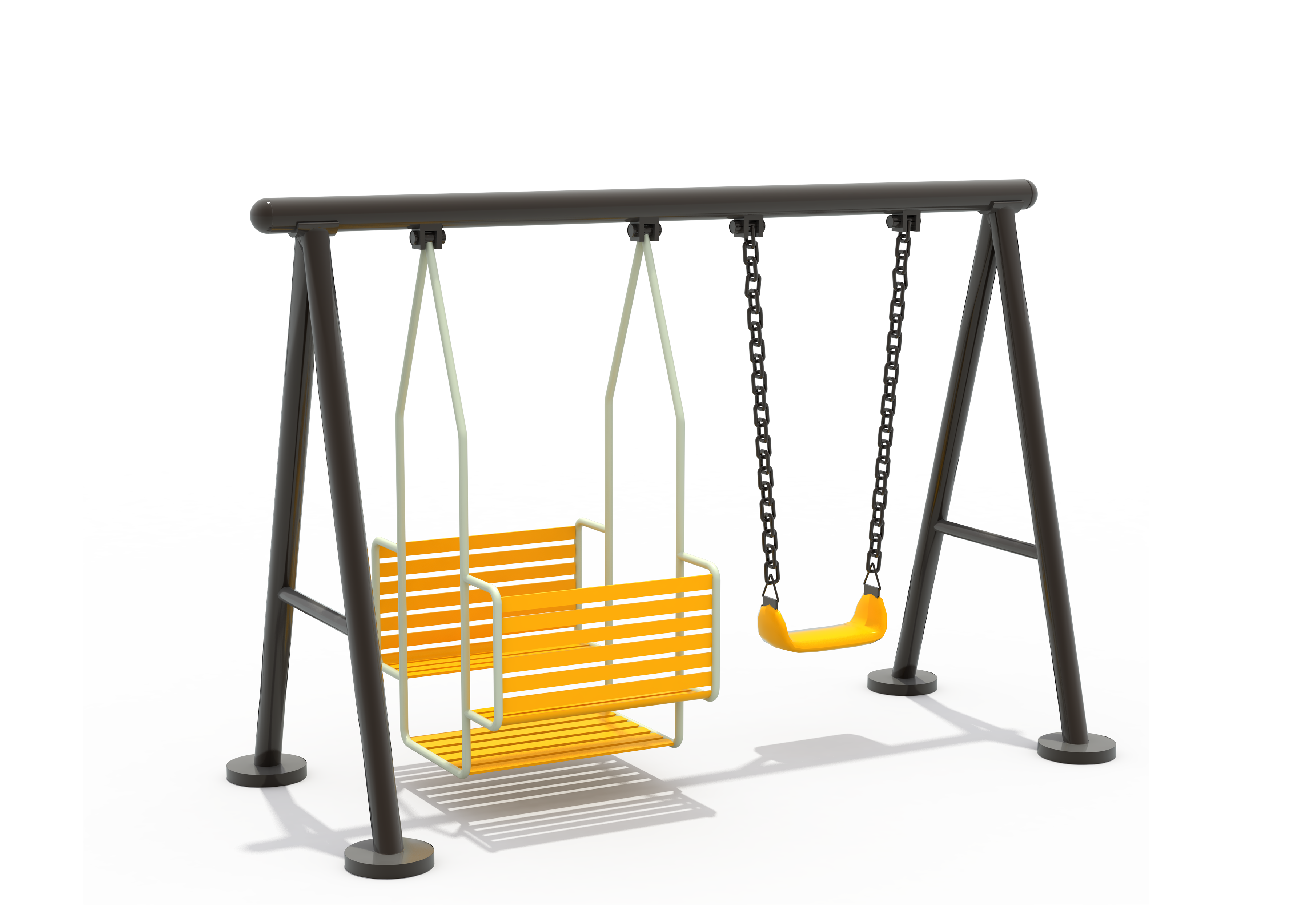 Feiyou  Amusement Park Outdoor Playground Equipment Kids Play Baby Swing Sets