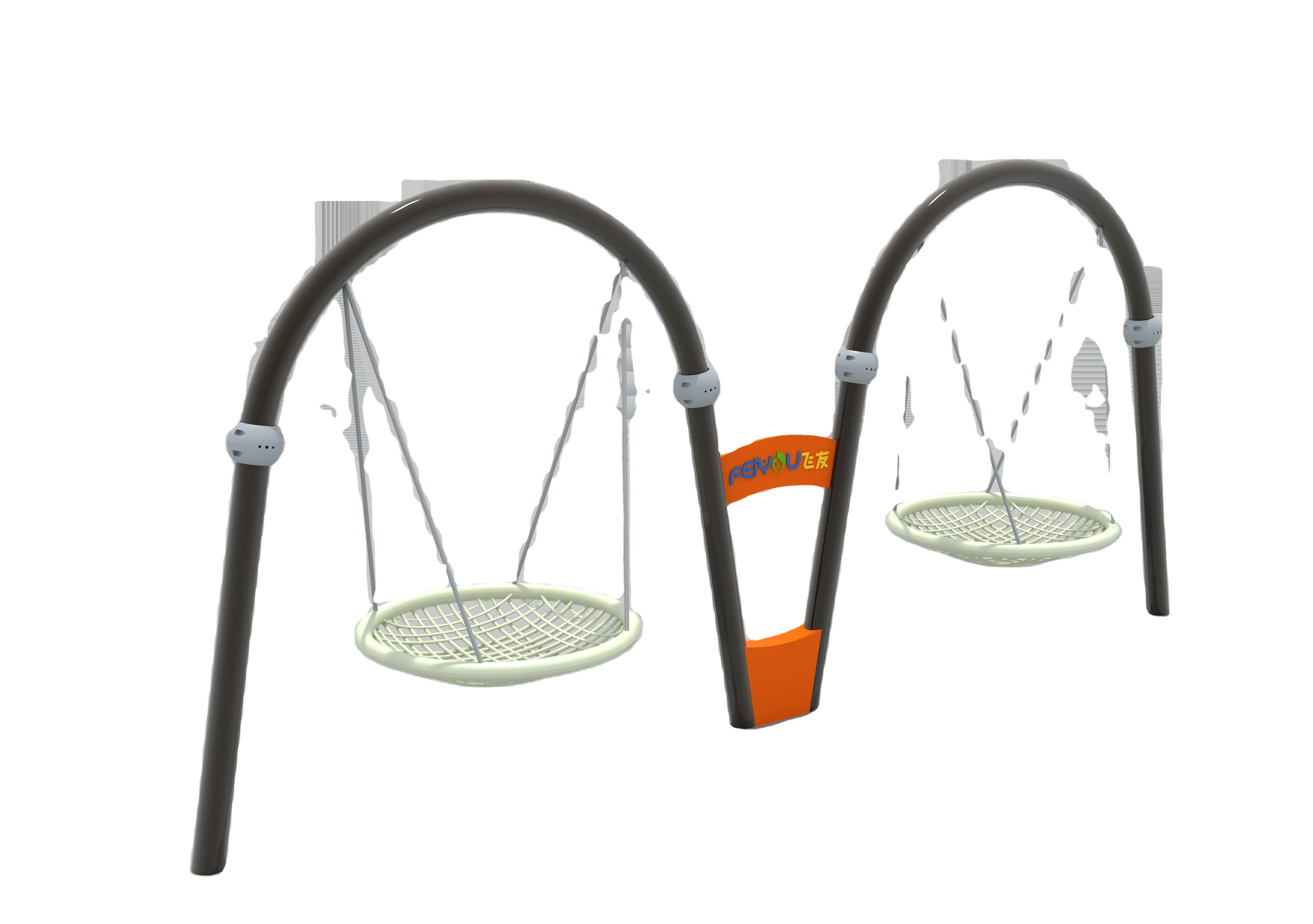 Feiyou children playground equipment swing sets park commercial playground outside playground