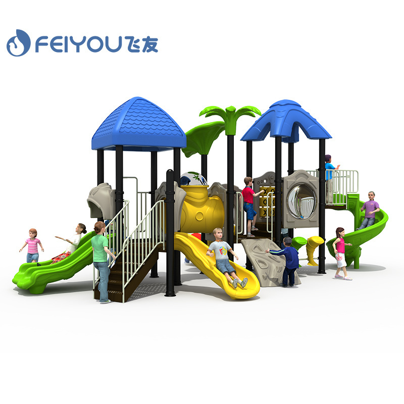 Customized Amusement Equipment Entertainment Amusement Park Kids Used Outdoor Kids Slide and Swing Set Children Play Outdoor Par