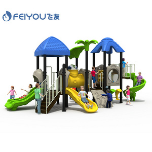 Customized Amusement Equipment Entertainment Amusement Park Kids Used Outdoor Kids Slide and Swing Set Children Play Outdoor Par