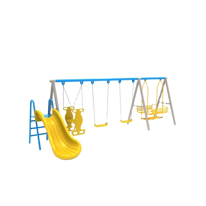 Attractive Commercial Playground Equipment Toddlers Outdoor Adventure Children Swing Sets