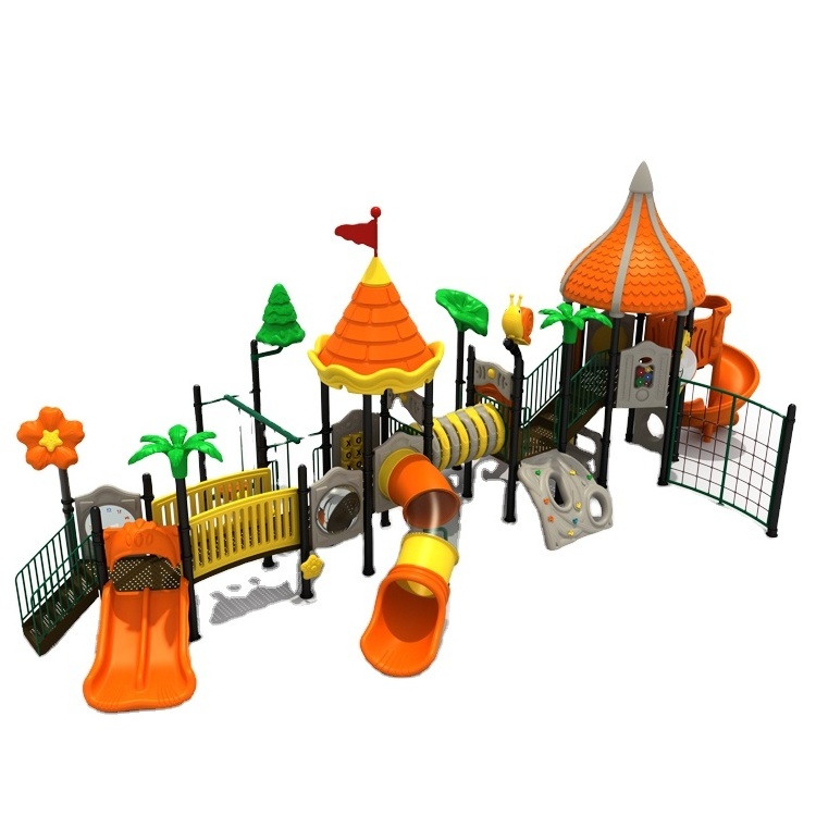 steel children swings and slide set