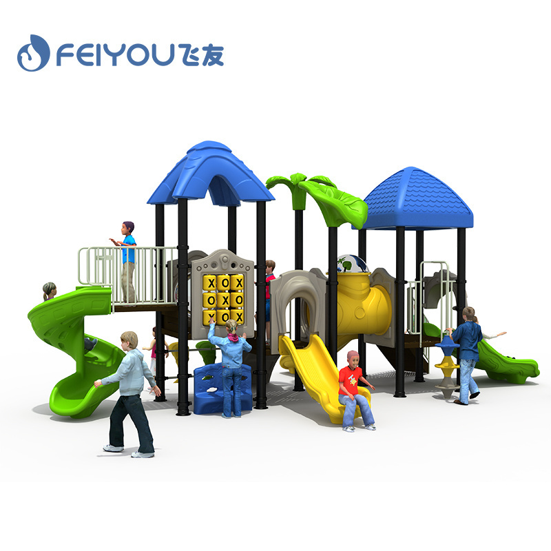 Customized Amusement Equipment Entertainment Amusement Park Kids Used Outdoor Kids Slide and Swing Set Children Play Outdoor Par