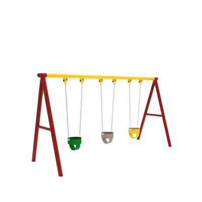 colorful children swing double seat funny kids swing playground swing plastic seat