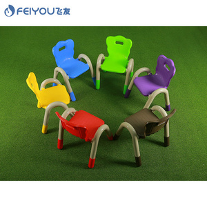 High quality and cheap children school furniture plastic chairs  and  desks  preschool  kindergarten playground toys