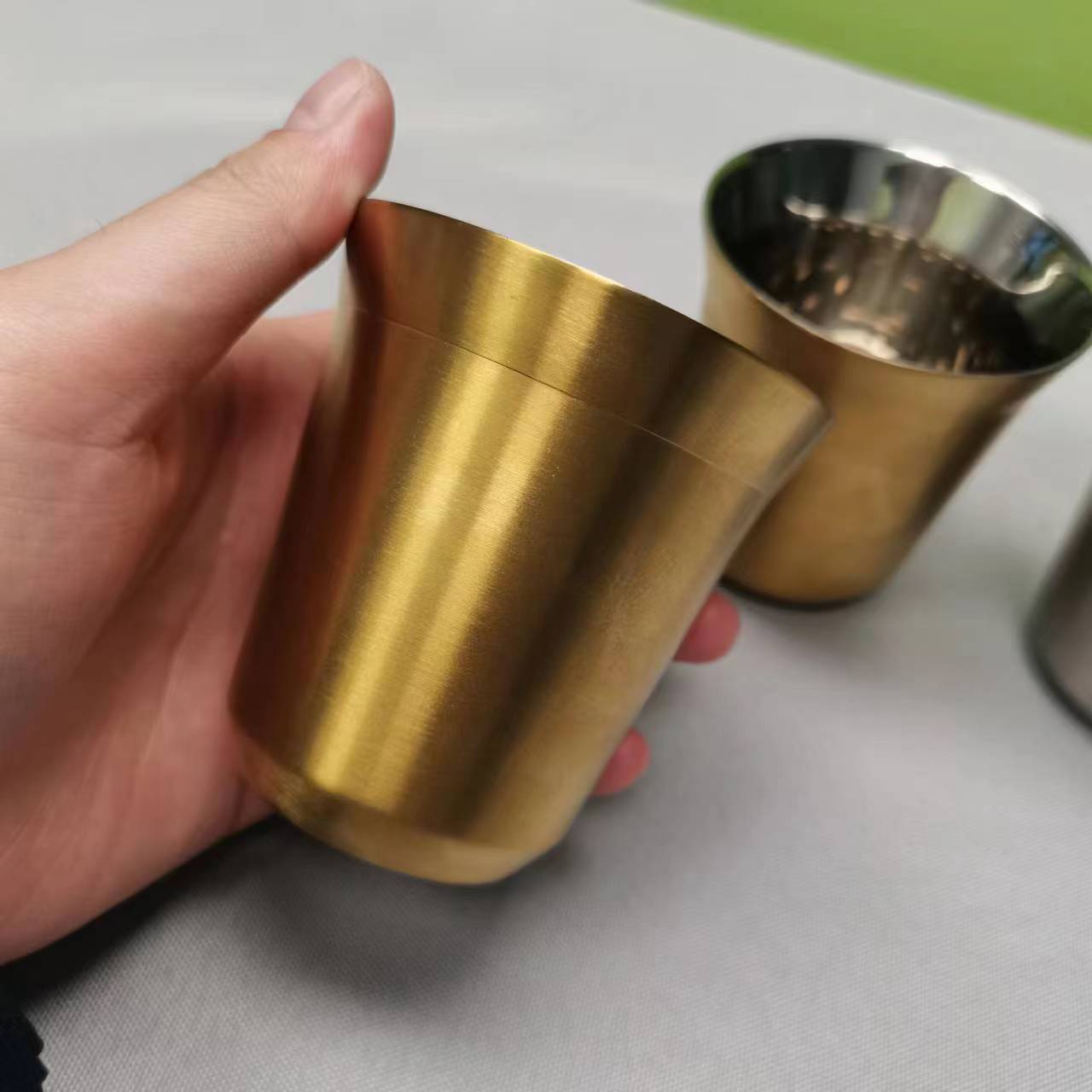 2023 hot sale custom 160ml stainless steel insulated espresso coffee cups double wall vacuum metal wine beer tumbler