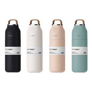 Feiyou high quality custom 350ml portable thermos vacuum flasks outdoor travel stainless steel insulated hot cold water bottles