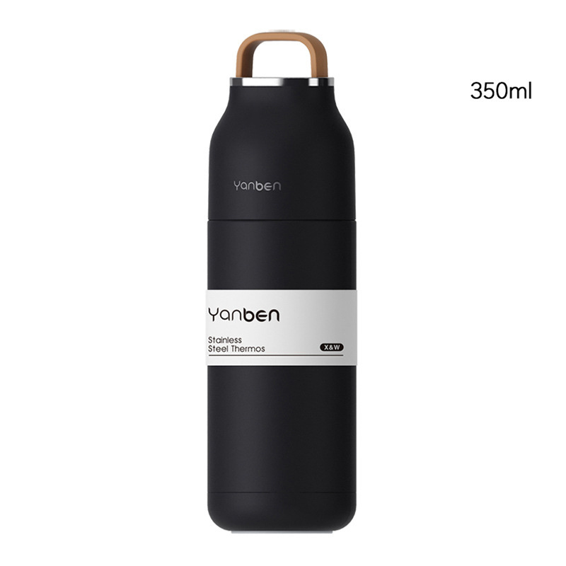 Feiyou high quality custom 350ml portable thermos vacuum flasks outdoor travel stainless steel insulated hot cold water bottles