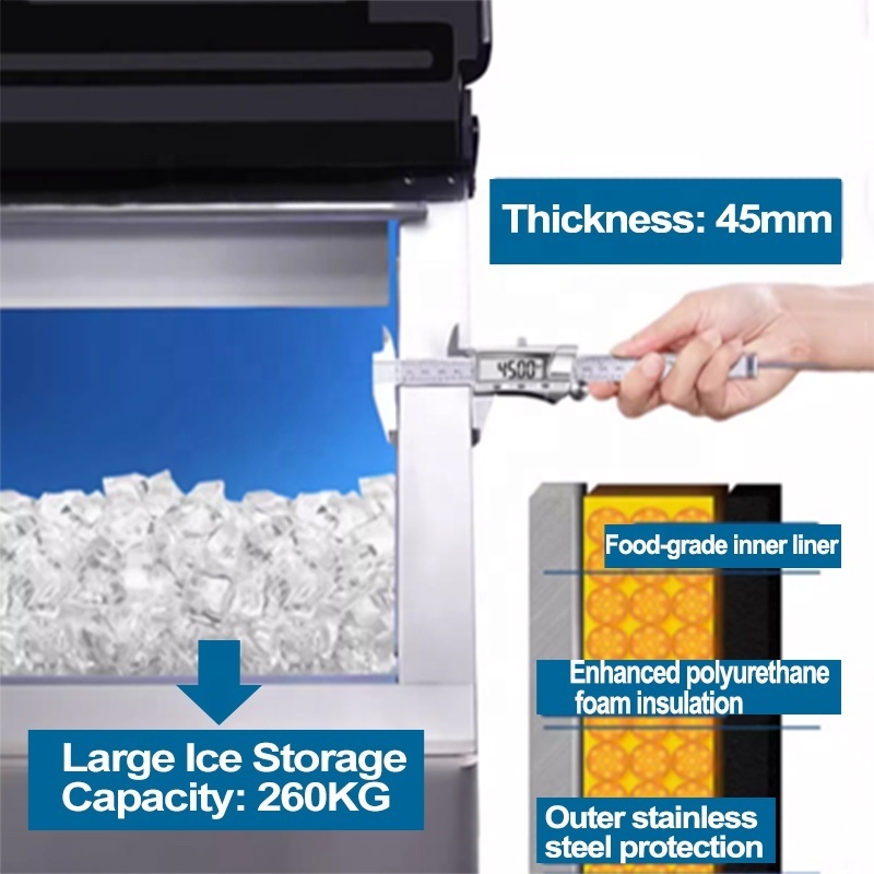 cube ice machine 500KG/24hHours Long Service Life commercial ice maker machine