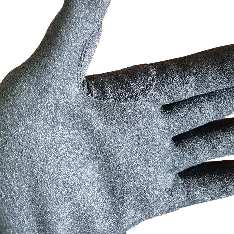 2024 New Hppe 13Gauge Knitted Anti-Impact Working Gloves With With Nitrile Sandy Palm